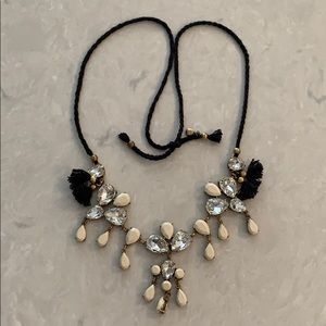 JCrew rope necklace.